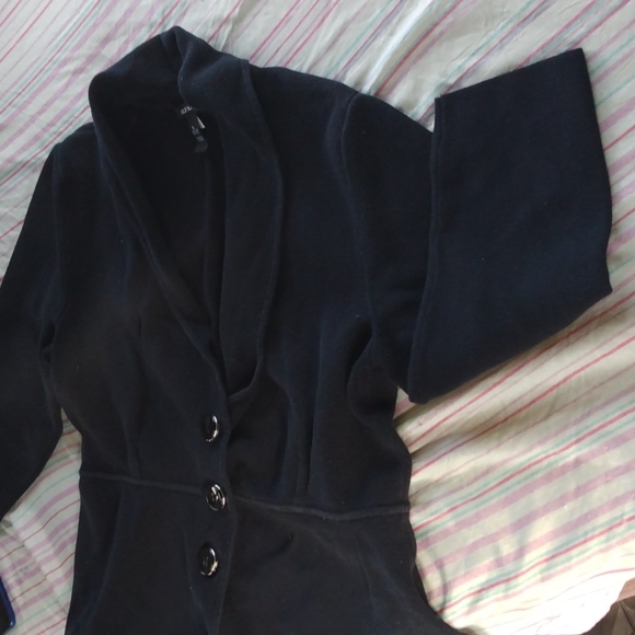 Alfani, black, button front dress jacket, size XLG, Lady's - Picture 5 of 8